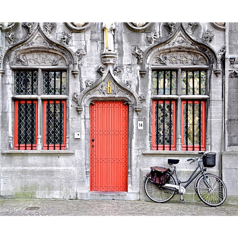 Bicycle in Bruges by Stewart Rein