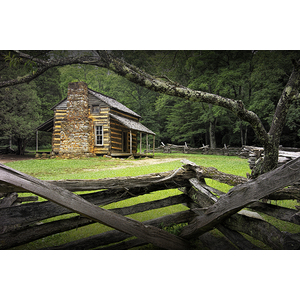 Oliver Cabin in Cade's Cove by Randall Nyhof