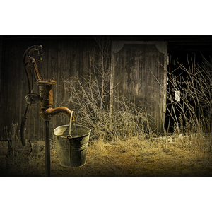 Fetching Water from the Old Pump by Randall Nyhof