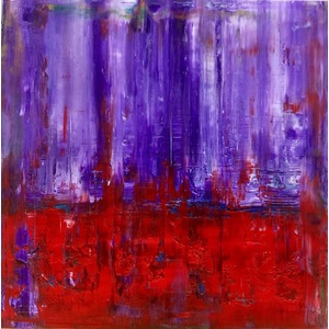 Purple Rain on Red by James Trevino