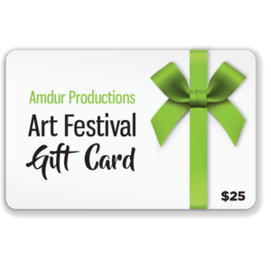 $25 Amdur Productions Art Festival Gift Card by Amdur Productions