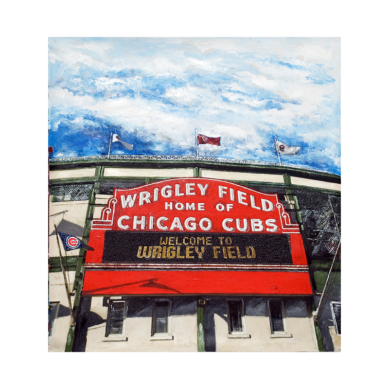 Wrigley Field by Richard Russell