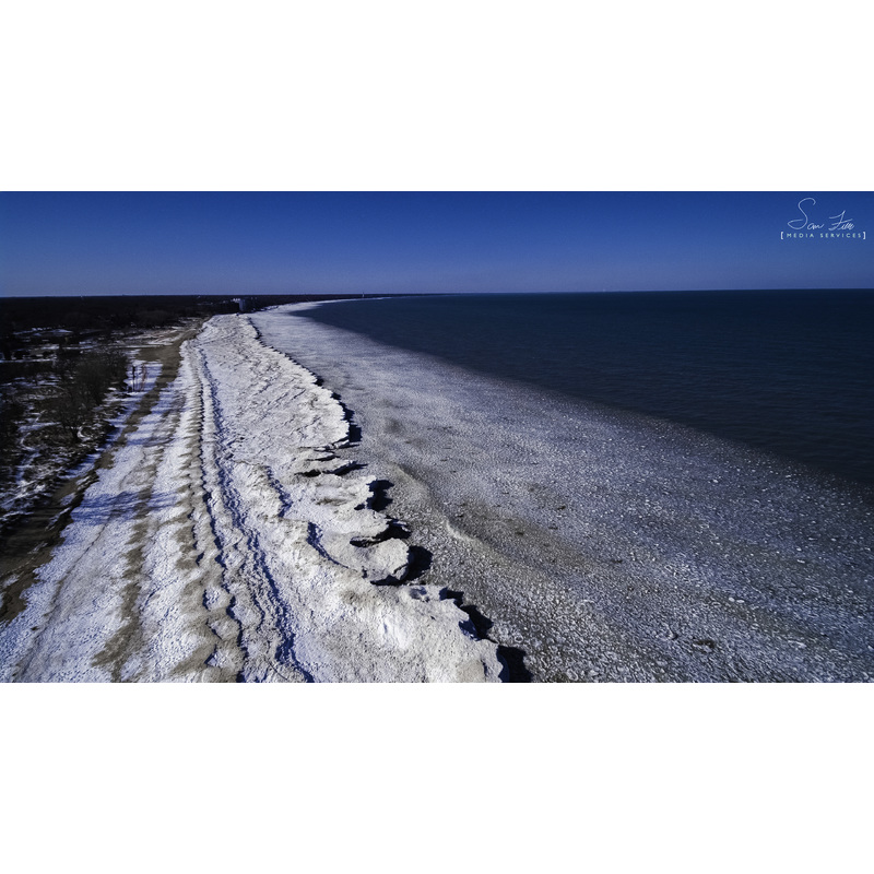 Lake Michigan - Frozen by Sam Tiller