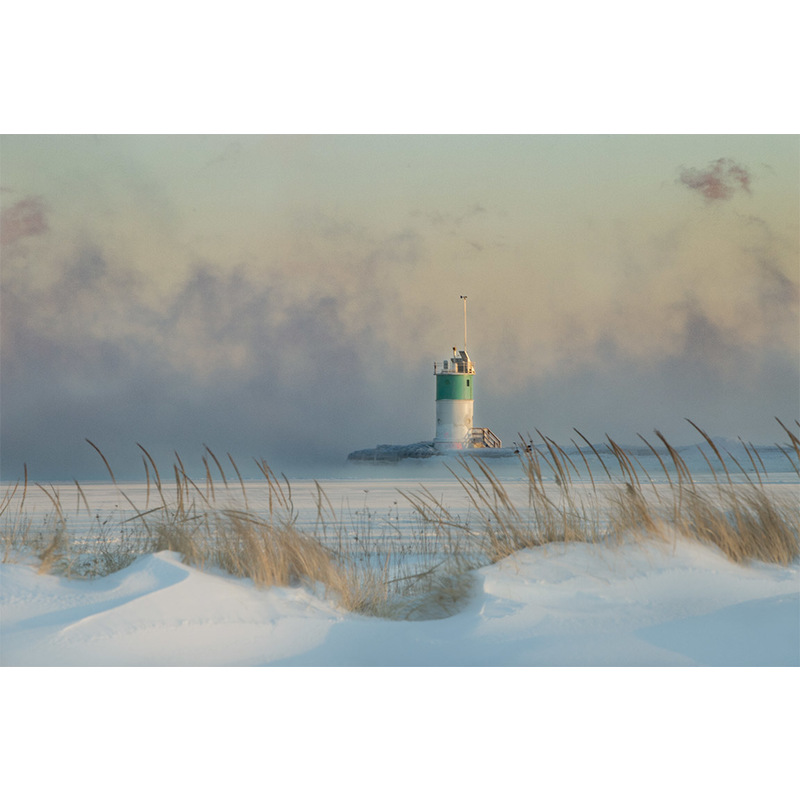Winter Beach by Ron Ballok
