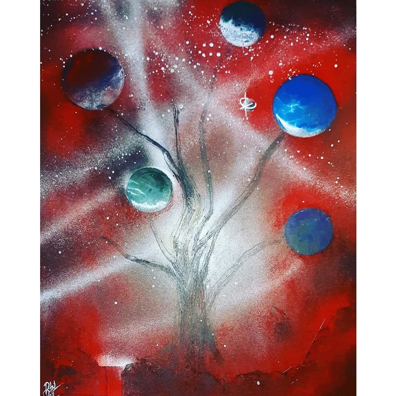 Galaxy Tree  by Fhorrest G