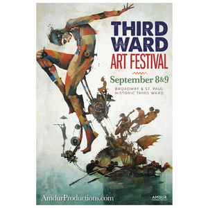 Third Ward Art Festival 2018 Poster by Amdur Productions