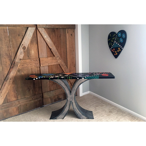 Dreams of Flowers Console Table by Denna Arnold