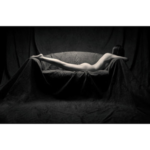 Unknown Woman on Sofa by Robert Tolchin
