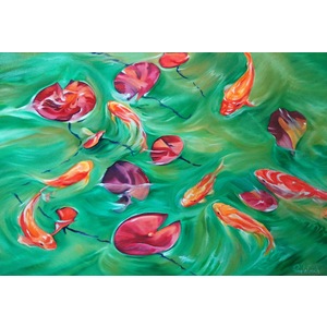 Lily Pond by Pamela Couch