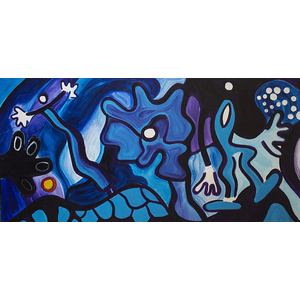Starry hands |48" x 24" by Nathalie Gribinski