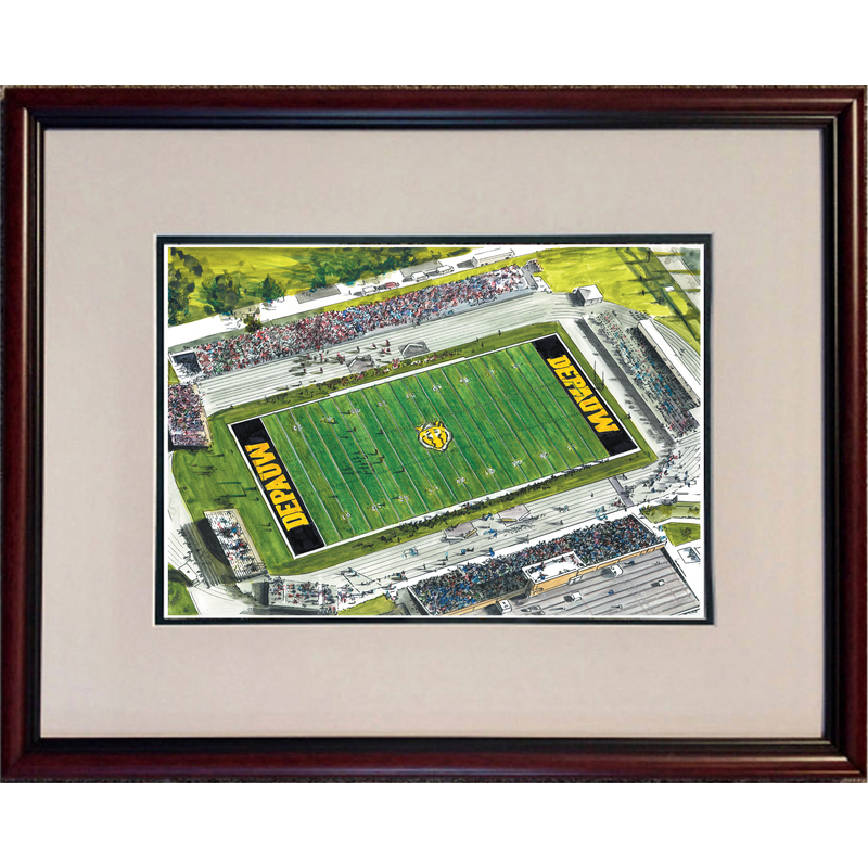 DePauw University Football Field by John Stoeckley
