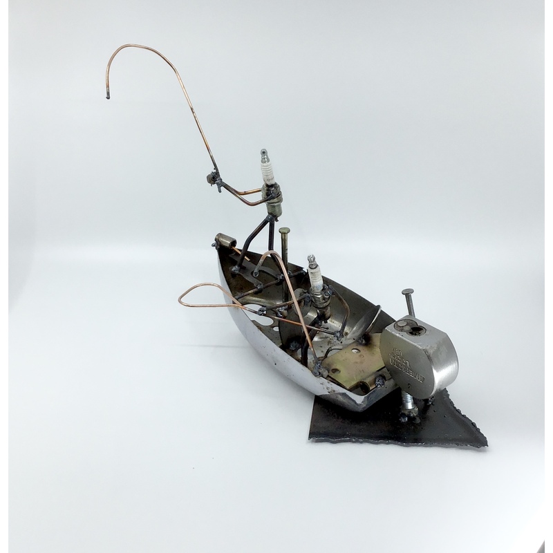 Electric iron fishing boat pick from 2 by Richard  Cooley