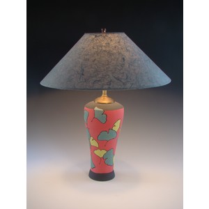 Small red ginkgo lamp