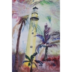 Tropical Lighthouse by David Schubert 