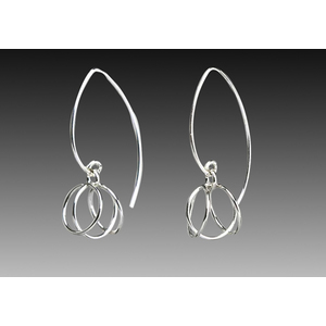 Saturn French Wire Earrings by Deborah Fehrenbach