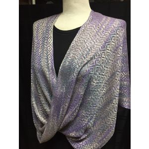 Small 2528 lilacs mobius shawl