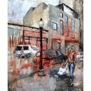 “Shopping on Rush Street” by Donna j  West