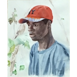 Haitian Boy by David Schubert 