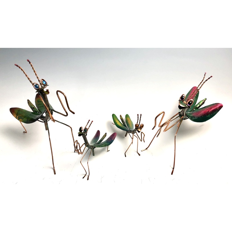 Praying Mantis by AJs Copper Garden