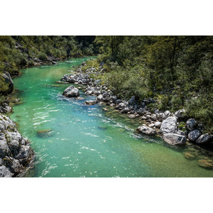 Soca Valley River - Slovenia by Howard Hammel