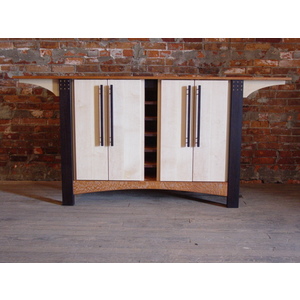 Cabinet w/four doors/wine storage by Jeff Easley