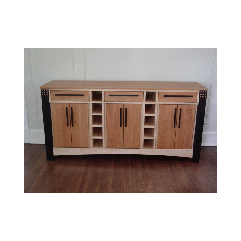 Wine Cabinet w/ six doors/three drawers by Jeff Easley