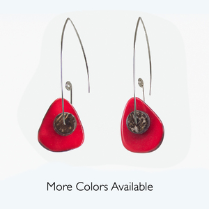 Calder Tagua Earrings by Ande Axelrod