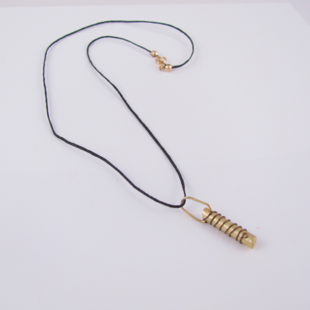 hemp cord necklace