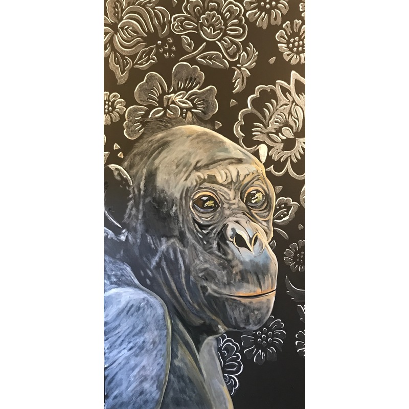 Bernice Bonobo- Wallflower Series by Toril Fisher