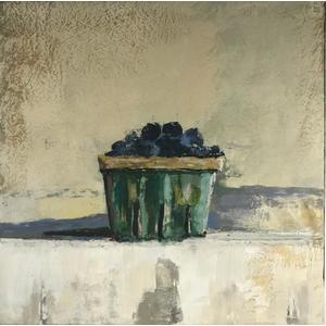 Blueberries My Dear  12X12 by Annie Glotzbach