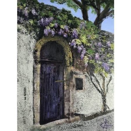 Medium purple door   p