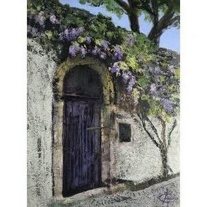 Purple Door 9X12 by Annie Glotzbach