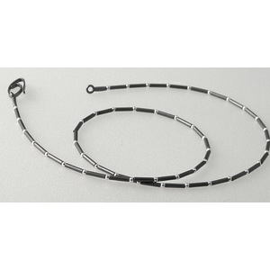Single ball tube necklace by Laurette  ONeil