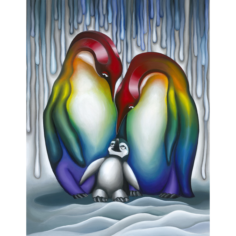 Proud Penguins by Peter Thaddeus