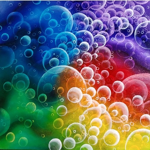 Rainbow Bubbles by Peter Thaddeus