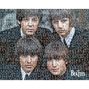 The Beatles Photo Mosaic Print Art by David Addario