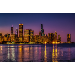 The Glow of Chicago by David Timothy Hartwig