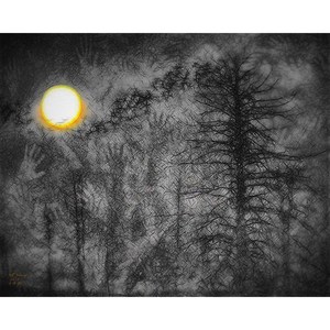 Spooky Moon 16 x 20 by Matt Jackson