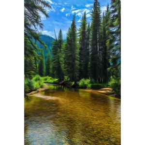 Colorado Stream 20 x 30 by Matt Jackson