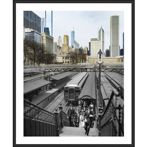 Arriving From the Suburbs - Framed by Mark Hersch