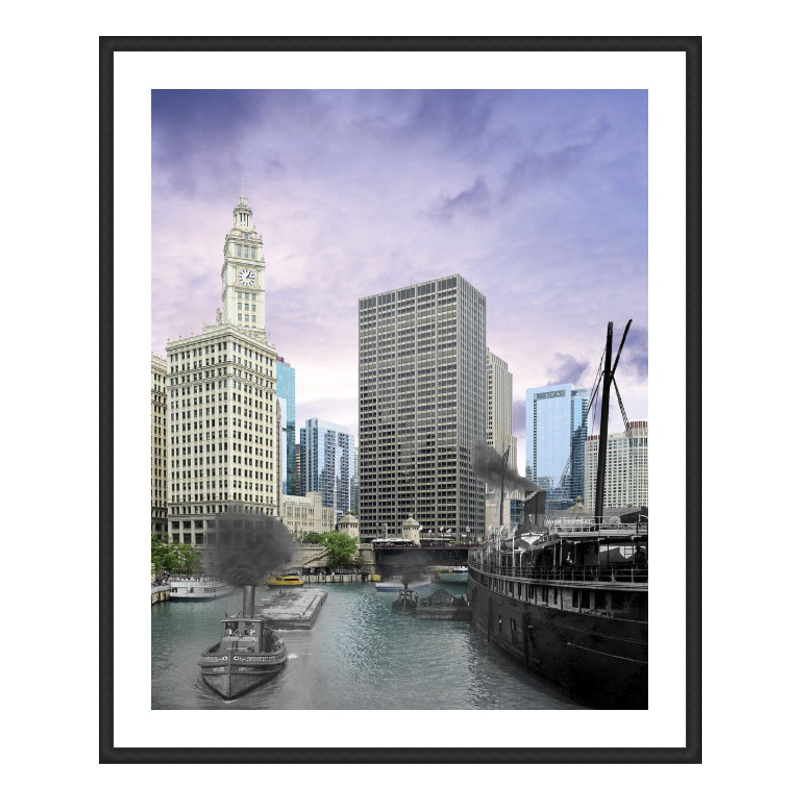 Chicago River East From the Wabash Avenue Bridge by Mark Hersch