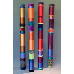 Bassoons, 5” diameter largest Quiet Oboes. by Myra Burg