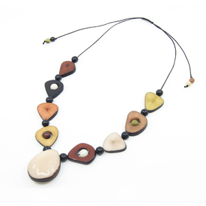 Natural Tones Cecelia Tagua necklace by Ande Axelrod
