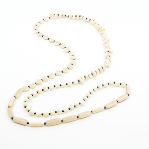 Natural Tagua Silhouette Necklace by Ande Axelrod
