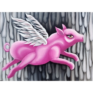 Flying Pig by Peter Thaddeus