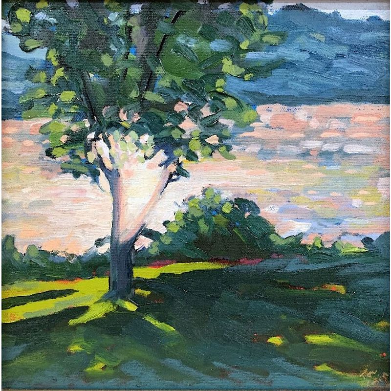 An Apple Valley Morn  10x10  SOLD by Tom Smith
