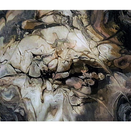 Medium armstrong joanna europa series i mica pigments and resin on wood panel 28x36  725