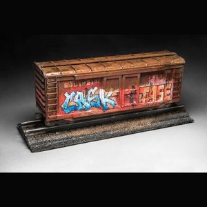Graffitti Box Car by Dick Dahlstrom