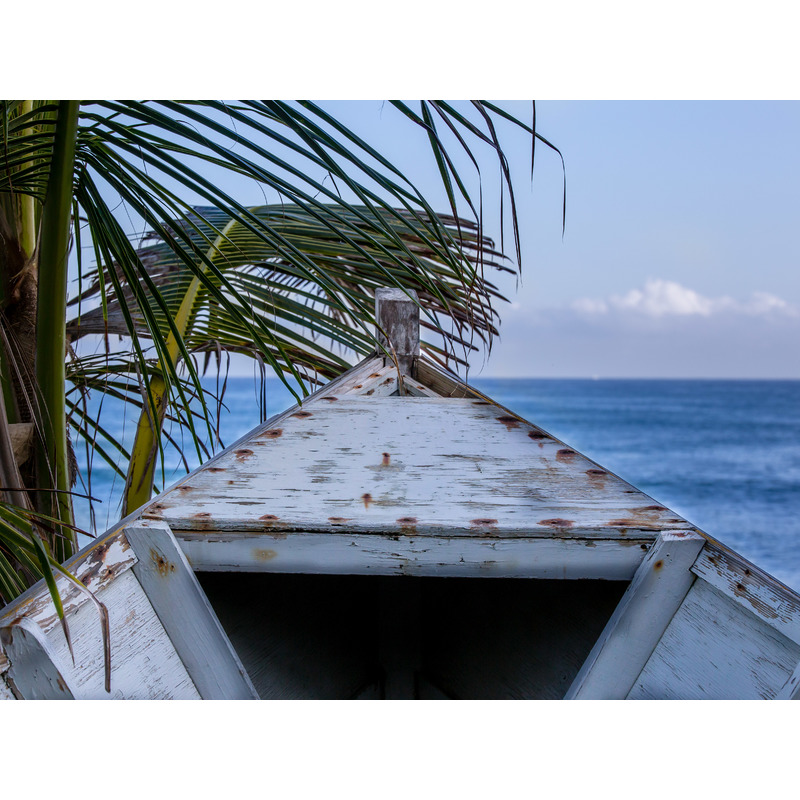 Puerto Rican Boat - La Perla, Old San Juan by Jay Rasmussen