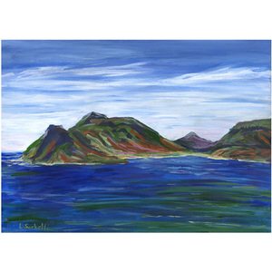 Along the Cape.  11" x 14" giclee limited edition by Linda Sacketti